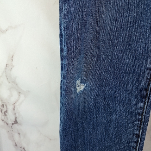 Vintage Levis Jeans Mens 36 X 30 501 XX Y2K Denim Rigid Button Fly Distressed - Picture 9 of 13